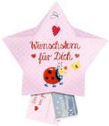 Wunscherfüller - BabyGlück - Wunschstern für Dich (rosa)
