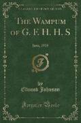 The Wampum of G. F. H. H. S