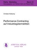 Performance Contracting auf Industriegütermärkten