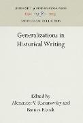 Generalizations in Historical Writing