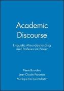 Academic Discourse - Linguistic Misunderstanding and Professorial Power