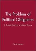 The Problem of Political Obligation