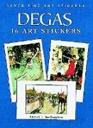 Degas: 16 Fine Art Stickers