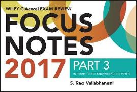Wiley CIAexcel Exam Review 2017 Focus Notes, Part 3