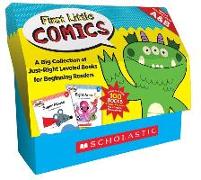 First Little Comics Classroom Set: Levels A & B: A Big Collection of Just-Right Leveled Books for Beginning Readers