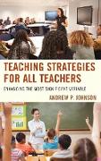 Teaching Strategies for All Teachers