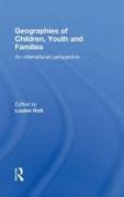 Geographies of Children, Youth and Families