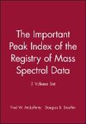 The Important Peak Index of the Registry of Mass Spectral Data, 3 Volume Set