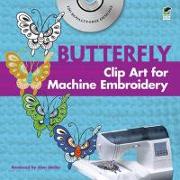 Butterfly Clip Art for Machine Embroidery