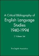 A Critical Bibliography of English Language Studies 1940-1994