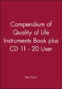 Compendium of Quality of Life Instruments Book plus CD 11-20 user