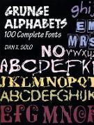 Grunge Alphabets
