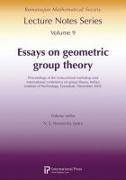 Essays on Geometric Group Theory