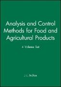 An Analysis and Control Methods for Food and Agricultural Products, 4 Volume Set