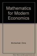 Mathematics for Modern Economics