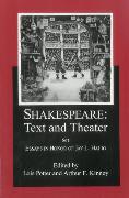 Shakespeare Text and Theater