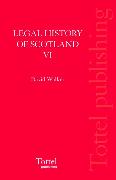 Legal History of Scotland