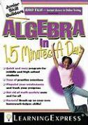 Algebra in 15 Minutes a Day