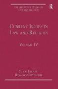 Current Issues in Law and Religion