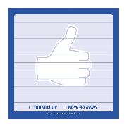 Knock Knock Thumbs Up Sticky Notes