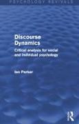Discourse Dynamics (Psychology Revivals)