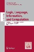 Logic, Language, Information, and Computation