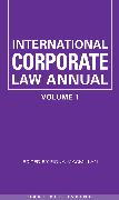 International Corporate Law - Volume 1