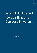 Personal Liability and Disqualification of Company Directors