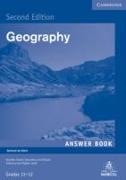 NSSC Geography Student's Answer Book
