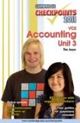 Cambridge Checkpoints VCE Accounting Unit 3 2011