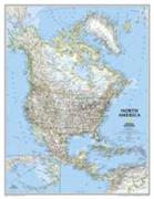 National Geographic North America Wall Map - Classic (23.5 X 30.25 In)