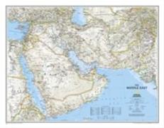 National Geographic Middle East Wall Map - Classic (30.25 X 23.5 In)