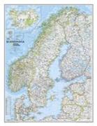 National Geographic Scandinavia Wall Map - Classic (23.5 X 30.25 In)