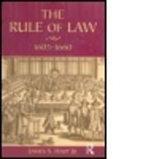 The Rule of Law, 1603-1660