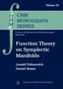 Function Theory on Symplectic Manifolds