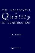 The Management of Quality in Construction