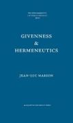 Givenness & Hermeneutics