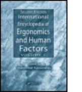 International Encyclopedia of Ergonomics and Human Factors - 3 Volume Set