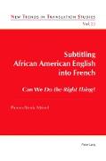 Subtitling African American English into French