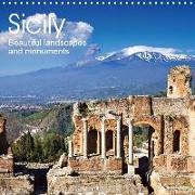 Sicily - Beautiful landscapes and monuments (Wall Calendar 2018 300 × 300 mm Square)