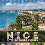 NICE Idyllic Impressions (Wall Calendar 2018 300 × 300 mm Square)