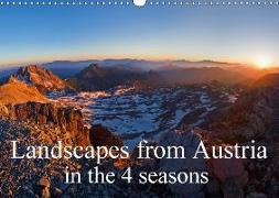 Landscapes from Austria in the 4 seasons (Wall Calendar 2018 DIN A3 Landscape)