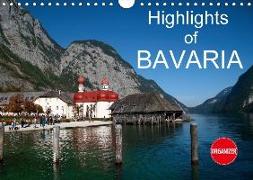 Highlights of Bavaria (Wall Calendar 2018 DIN A4 Landscape)