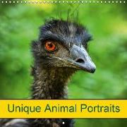 Unique Animal Portraits (Wall Calendar 2018 300 × 300 mm Square)