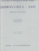 Discoveries in the Judaean Desert: Volume XXXIV: Qumran Cave 4: XXIV
