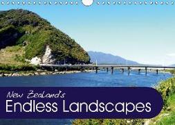 New Zealand's Endless Landscapes (Wall Calendar 2018 DIN A4 Landscape)
