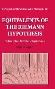 Equivalents of the Riemann Hypothesis