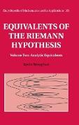 Equivalents of the Riemann Hypothesis