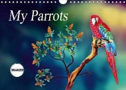 My Parrots (Wall Calendar 2018 DIN A4 Landscape)
