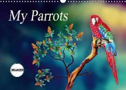 My Parrots (Wall Calendar 2018 DIN A3 Landscape)